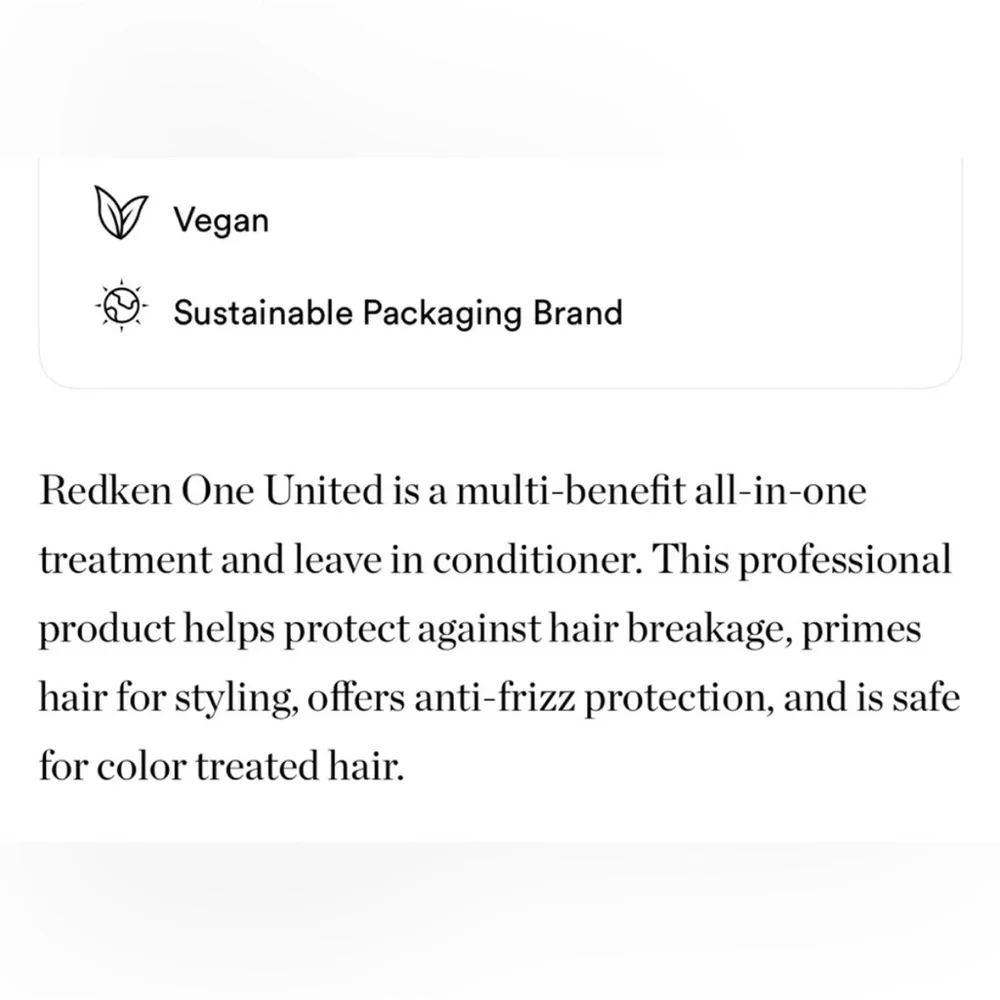 Travel Size Redken One United Multi-Benefit Treatment